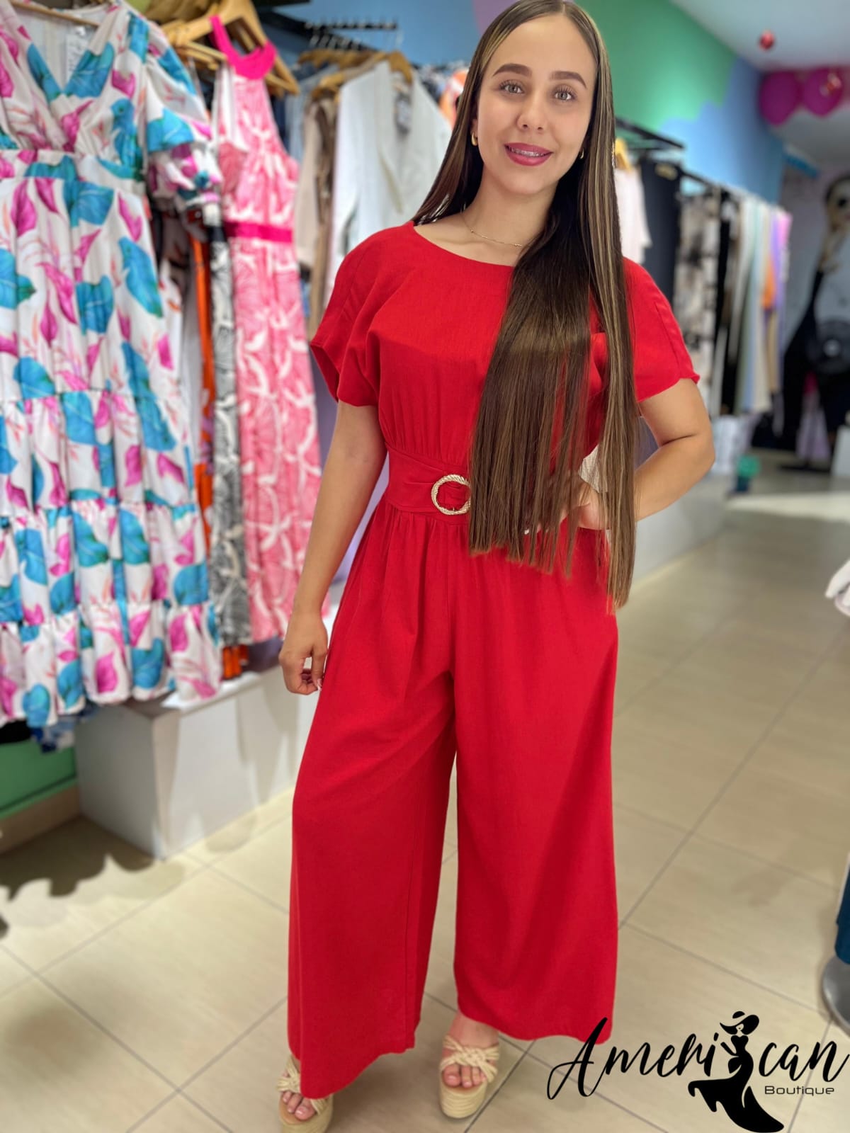 enterizo plus rojo